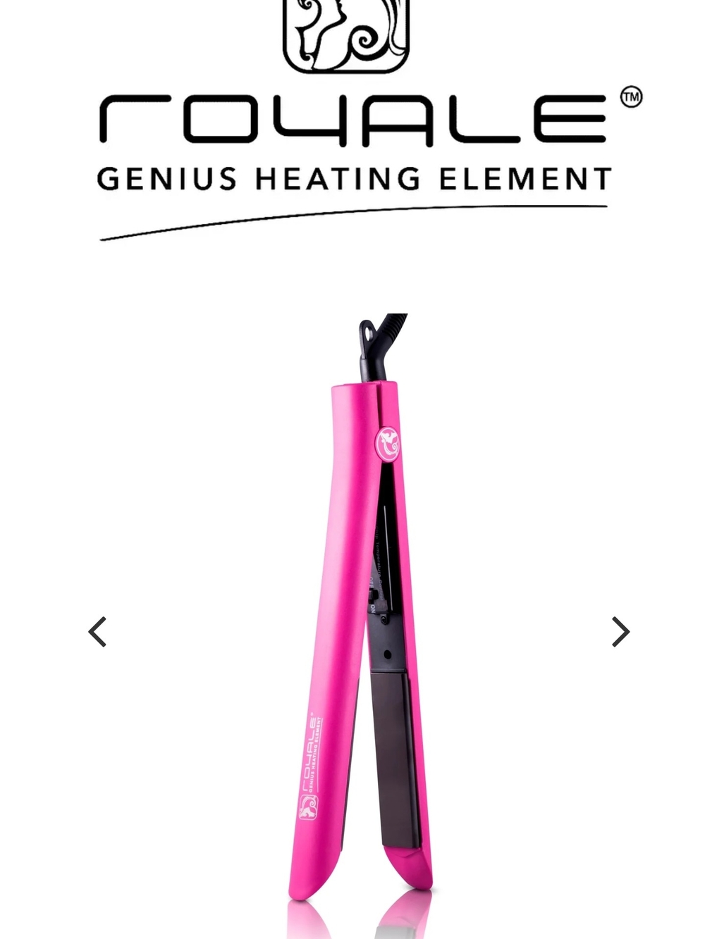Pink Professional Hair Straightener - Salon Flat Iron (D-1)